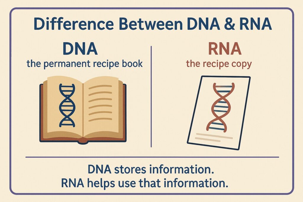 difference between DNA and RNA