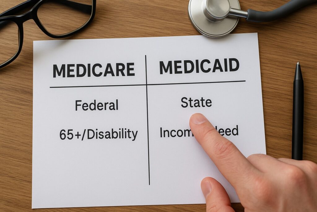 medicare vs medicaid